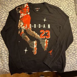 AIR JORDAN Long Sleeve Retro Throwback Shirt